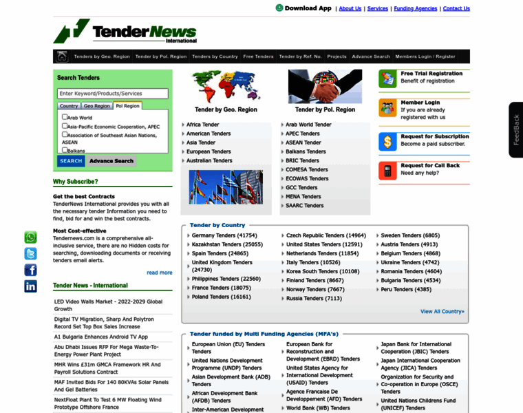 Global.tendernews.com thumbnail