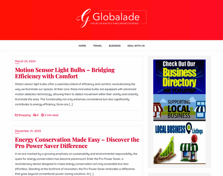 Globalade.org thumbnail
