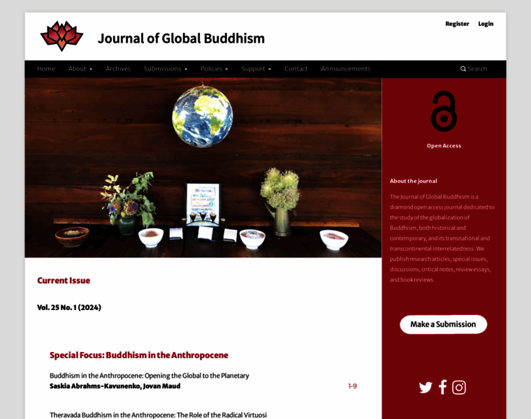 Globalbuddhism.org thumbnail