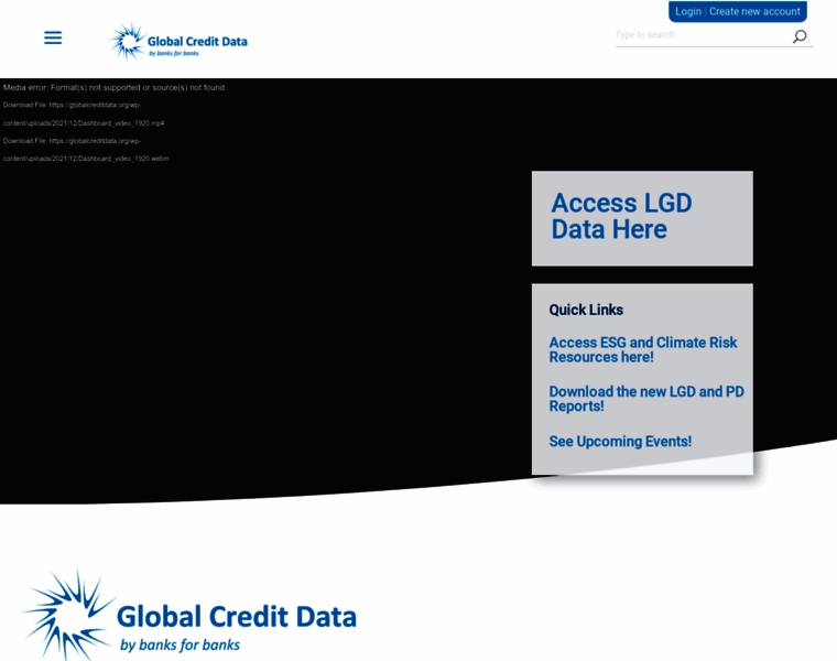 Globalcreditdata.org thumbnail