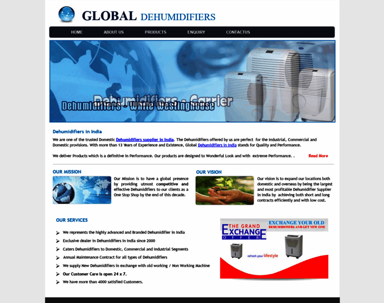 Globaldehumidifiers.com thumbnail