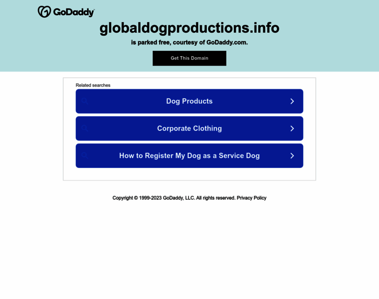 Globaldogproductions.info thumbnail