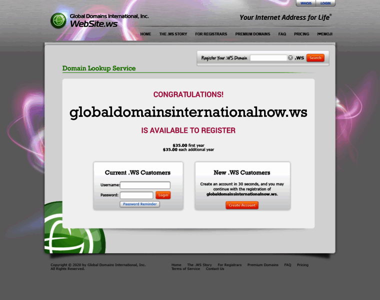 Globaldomainsinternationalnow.ws thumbnail