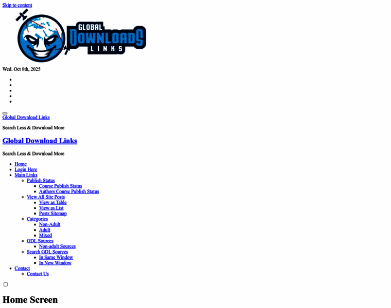 Globaldownloadlinks.org thumbnail
