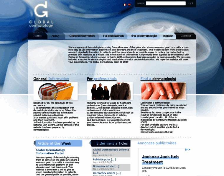 Globale-dermatologie.com thumbnail