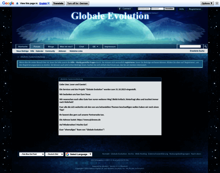Globale-evolution.de thumbnail
