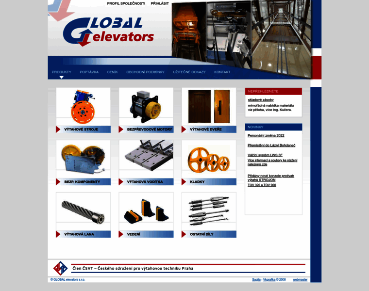 Globalelevators.cz thumbnail