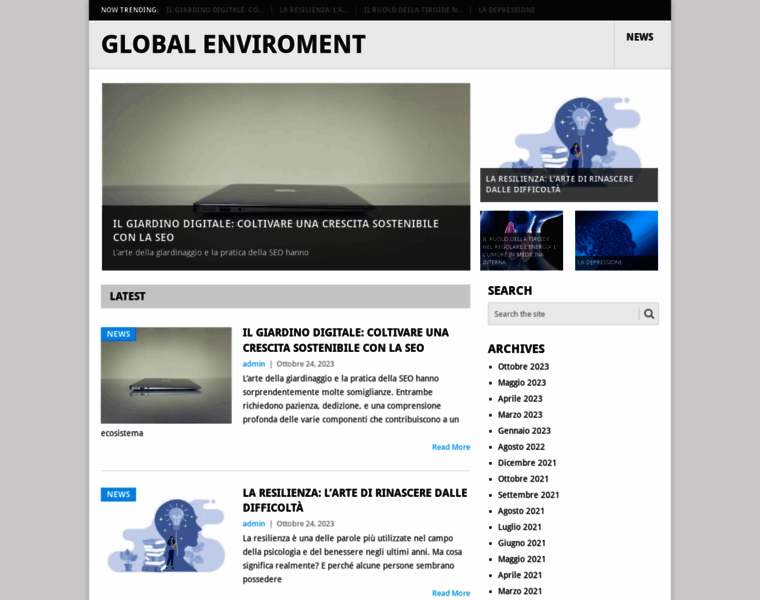 Globalenvironment.it thumbnail