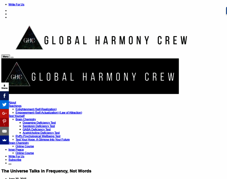 Globalharmonycrew.com thumbnail