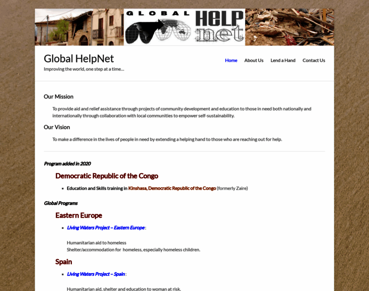 Globalhelpnet.com thumbnail
