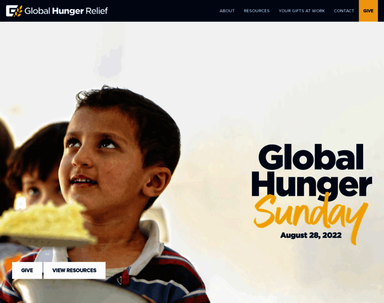 Globalhungerrelief.com thumbnail