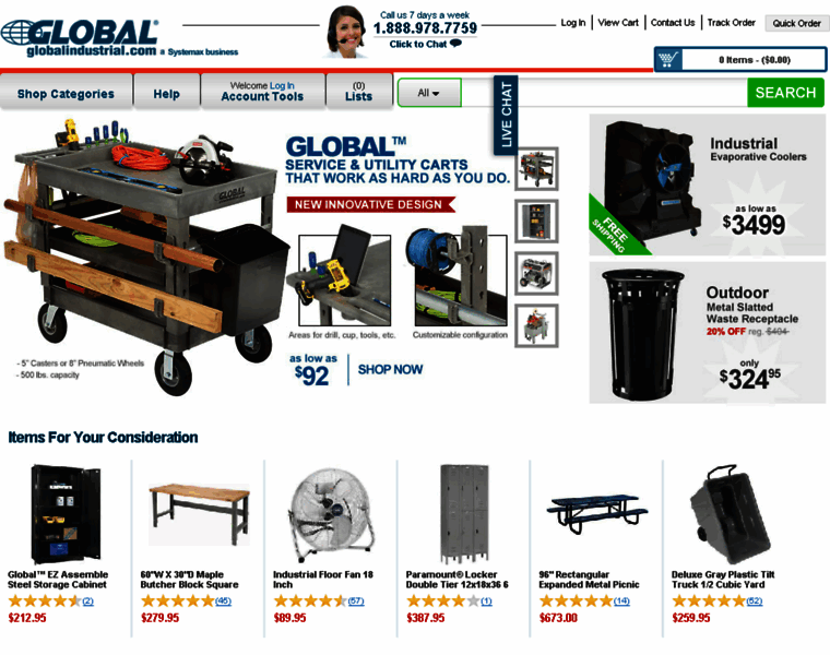 Globalindustrial.biz thumbnail