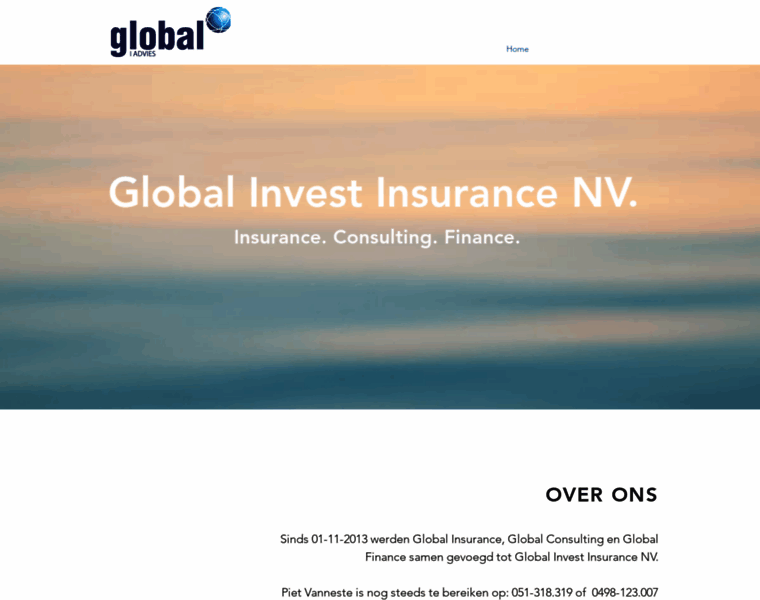 Globalinsurance.be thumbnail