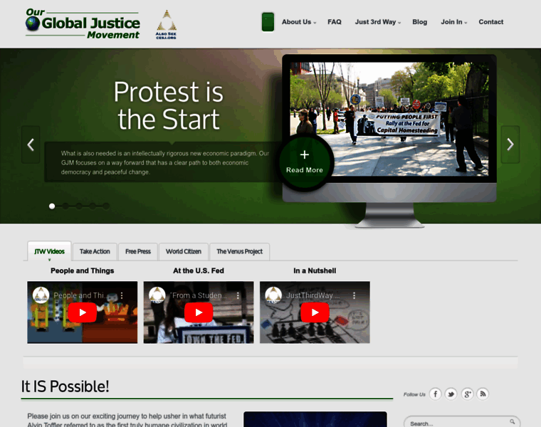 Globaljusticemovement.org thumbnail Globaljusticemovement.org thumbnail