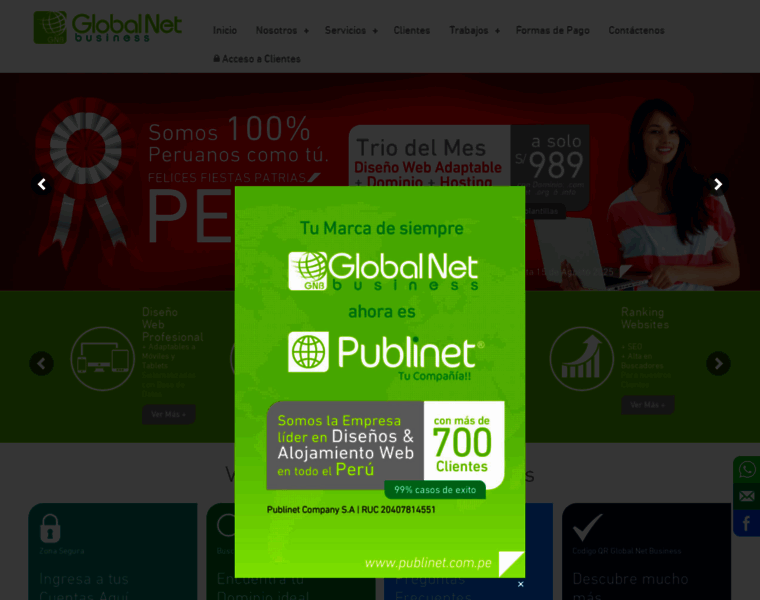 Globalnet.org.pe thumbnail