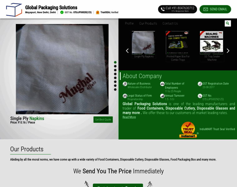 Globalpackagingsolutions.net thumbnail Globalpackagingsolutions.net thumbnail