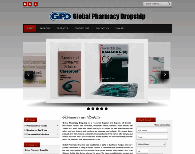 Globalpharmacydropship.com thumbnail