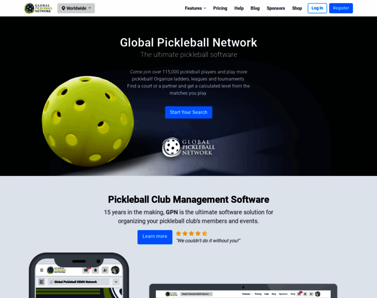 Globalpickleball.network thumbnail