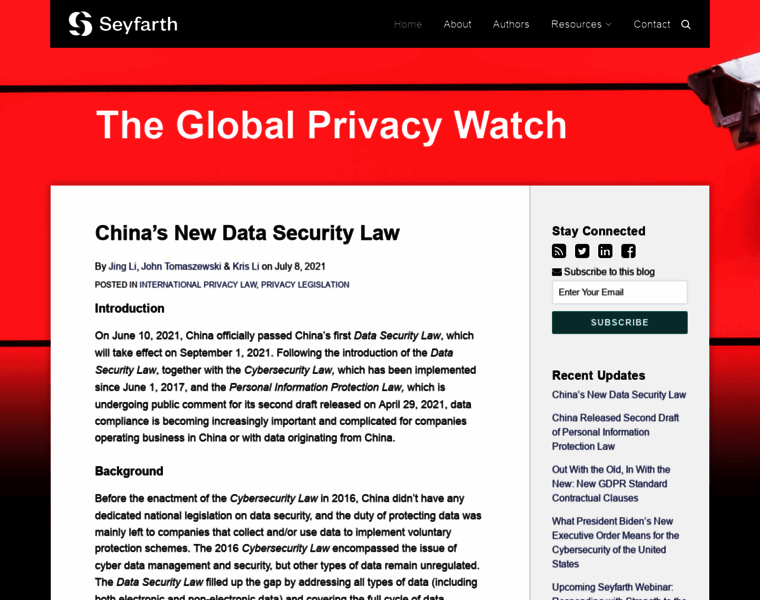 Globalprivacywatch.com thumbnail