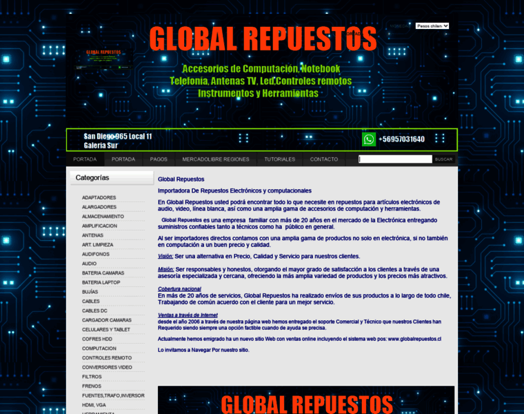 Globalrepuestos.cl thumbnail