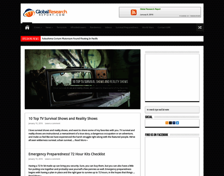 Globalresearchreport.com thumbnail