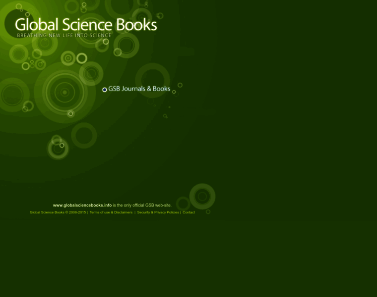 Globalsciencebooks.info thumbnail