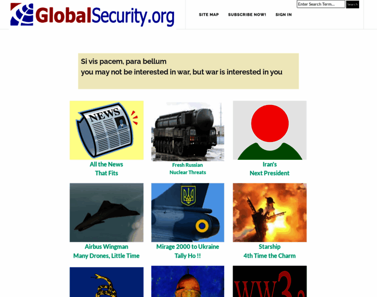 Globalsecurity.org thumbnail