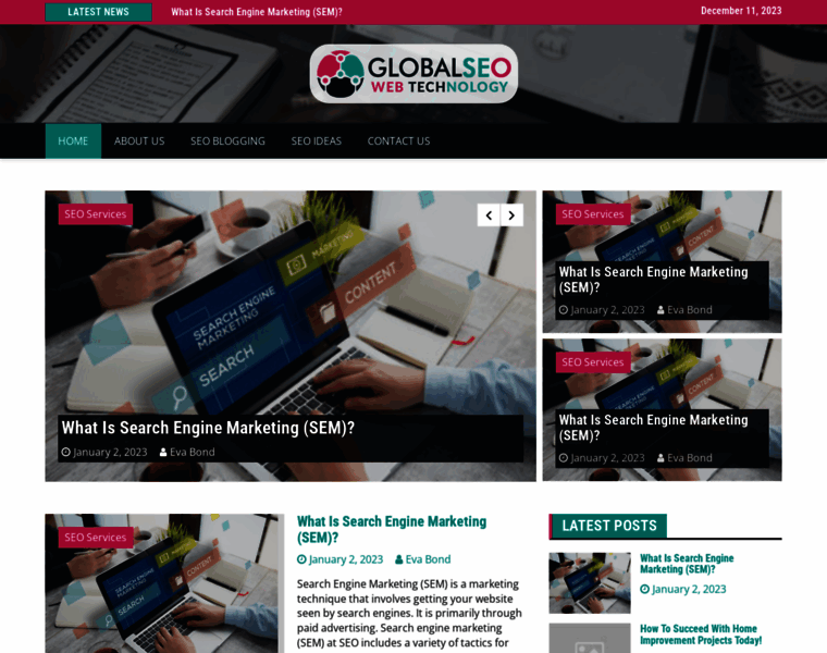 Globalseowebtechnology.com thumbnail