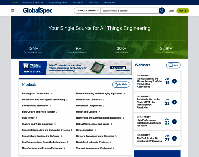 Globalspec.com thumbnail