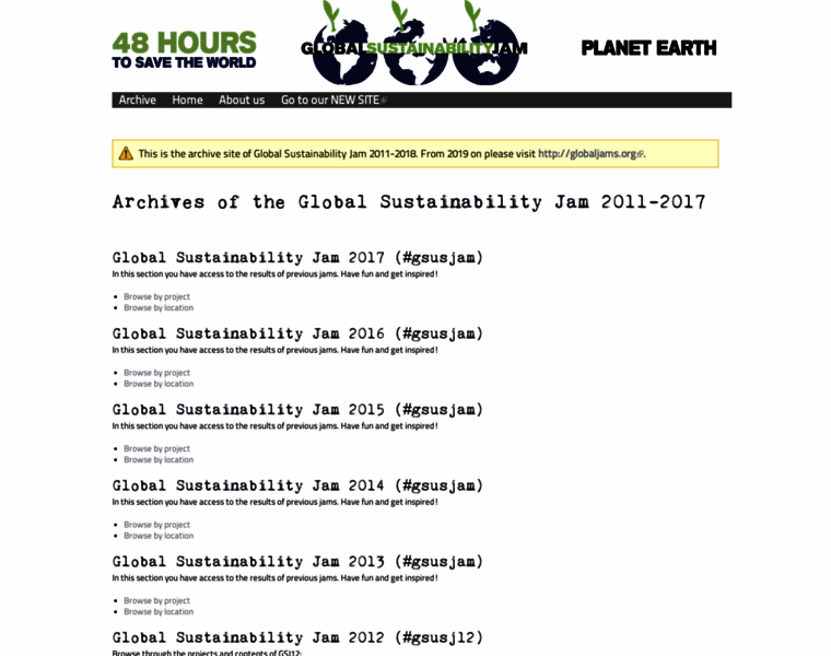 Globalsustainabilityjam.org thumbnail