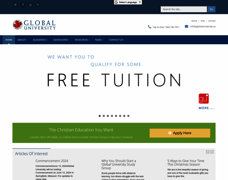 Globaluniversity.ca thumbnail Globaluniversity.ca thumbnail