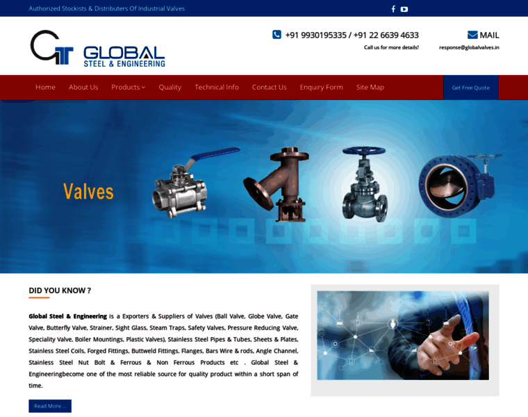 Globalvalves.in thumbnail