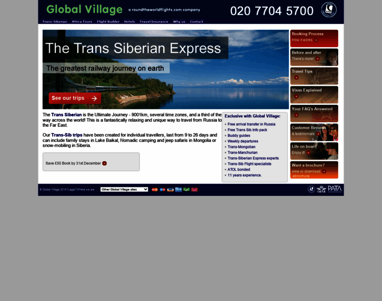 Globalvillage-travel.com thumbnail