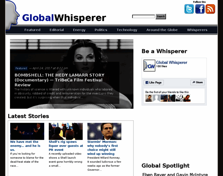 Globalwhisperer.com thumbnail