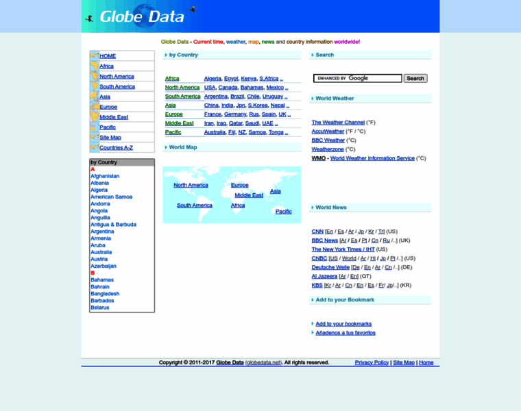 Globedata.net thumbnail
