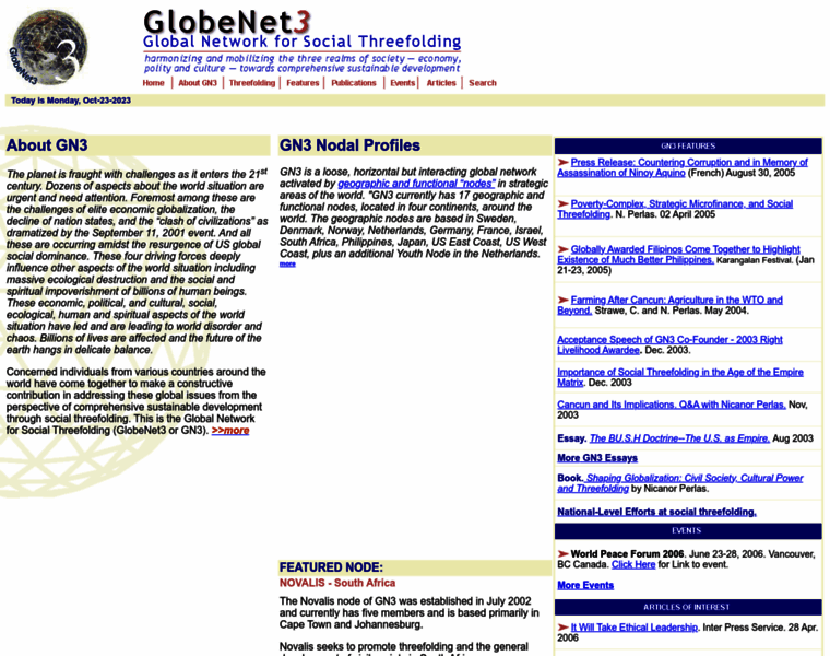 Globenet3.org thumbnail