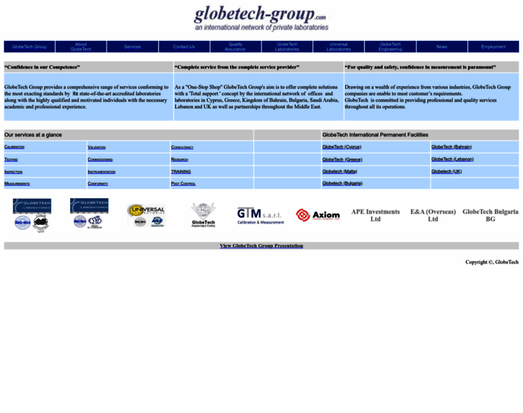 Globetech-group.com thumbnail