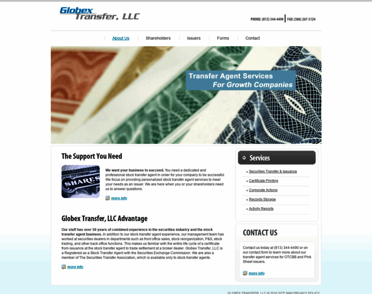 Globextransfer.com thumbnail