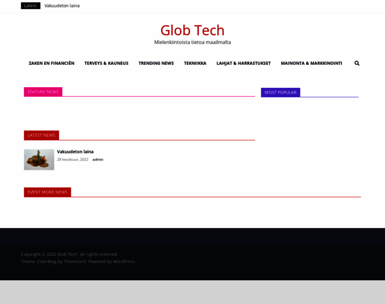 Globtech.fi thumbnail