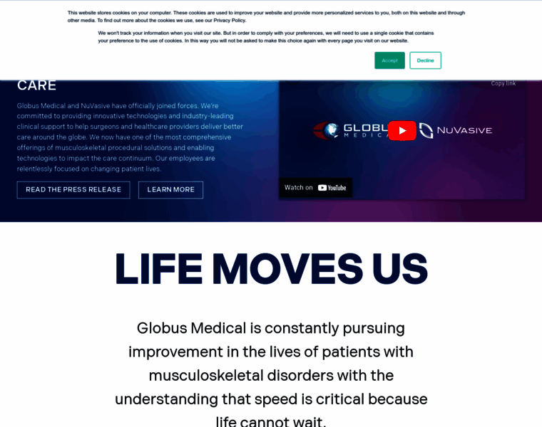 Globusmedical.com thumbnail