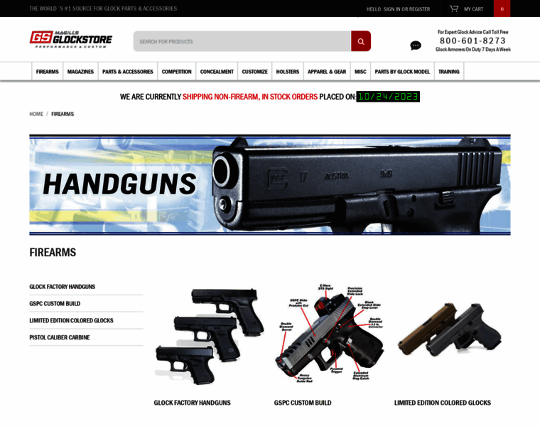 Glock-handguns.com thumbnail