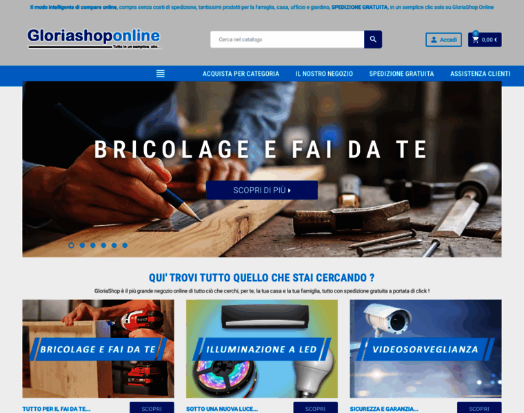 Gloriashoponline.it thumbnail Gloriashoponline.it thumbnail
