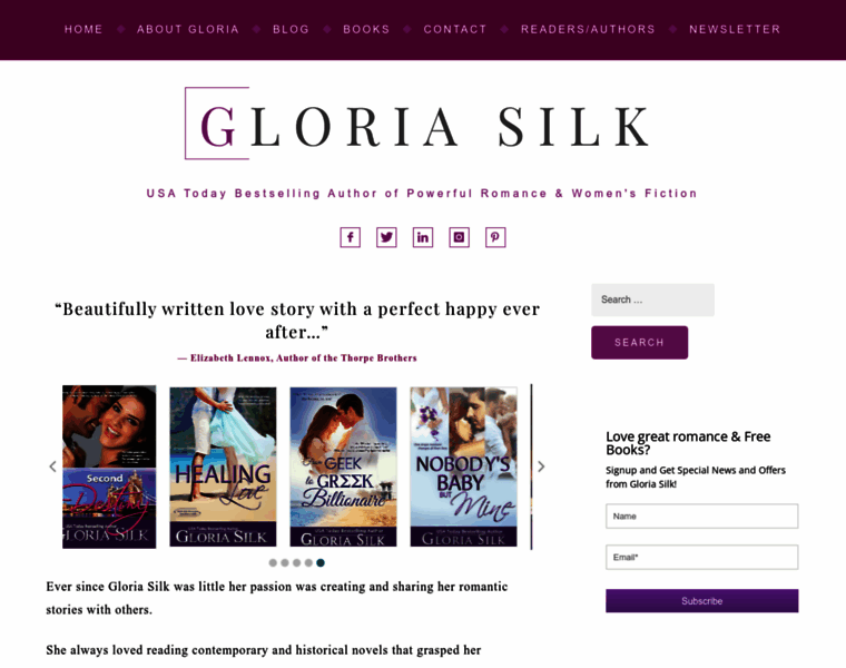 Gloriasilk.com thumbnail