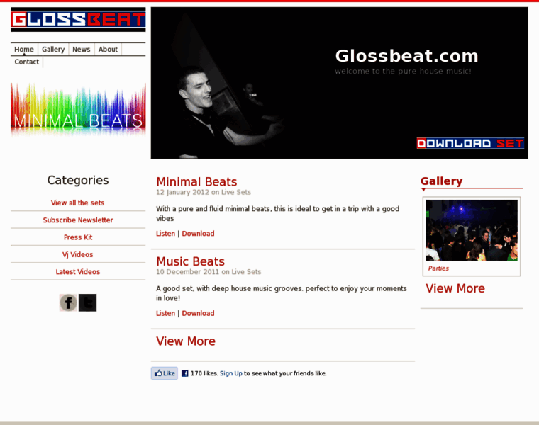 Glossbeat.com thumbnail