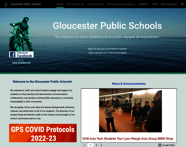 Gloucesterschools.com thumbnail