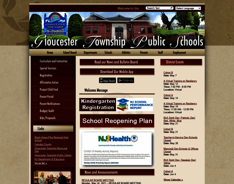 Gloucestertownshipschools.org thumbnail