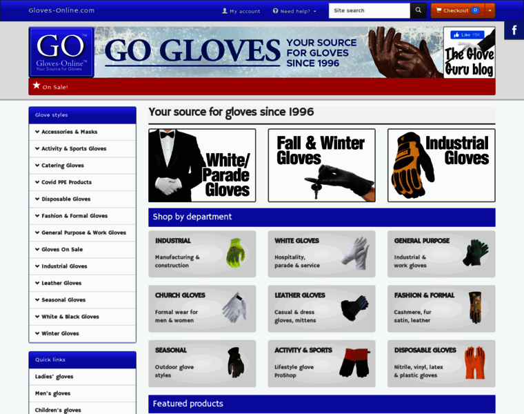Gloves-online.com thumbnail