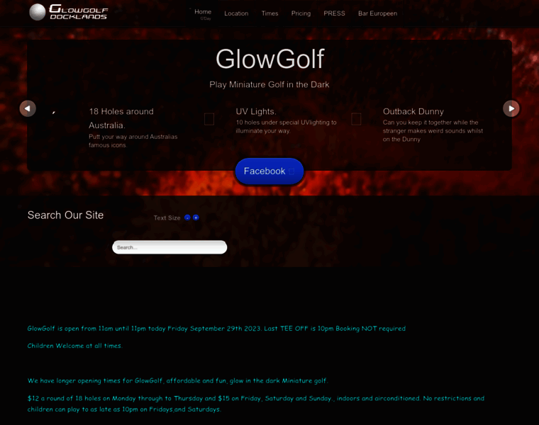 Glowgolf.com.au thumbnail