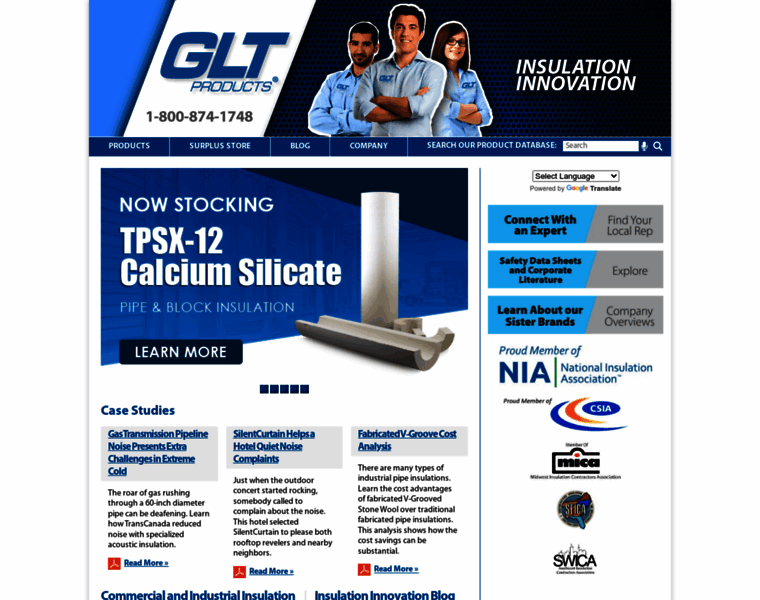 Gltproducts.com thumbnail