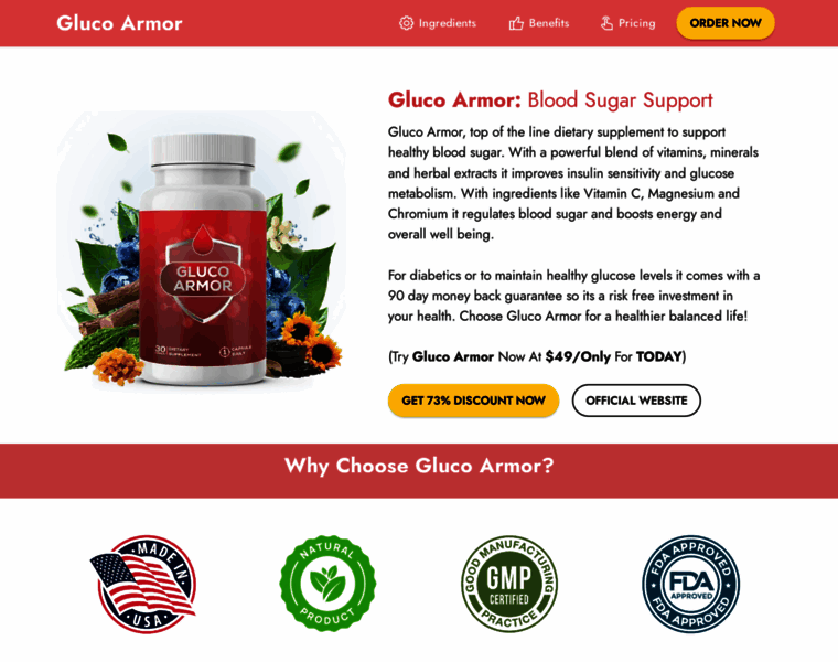 Glucoaarmor.com thumbnail Glucoaarmor.com thumbnail